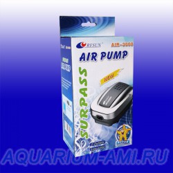 Компрессор(воздушная помпа) для аквариума RESUN AIR 3000